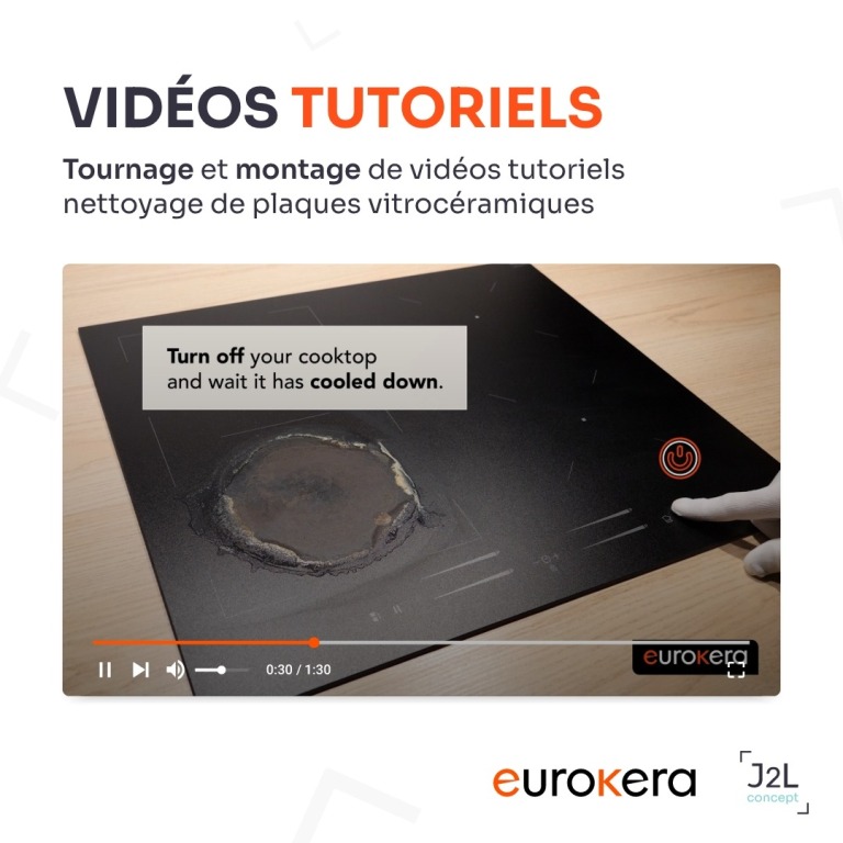Tutoriels vidéos de nettoyage EuroKera
